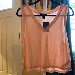 NWT blush F21 crop top